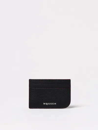 Alexander Mcqueen Mcqueen Sling Card Holder In Black