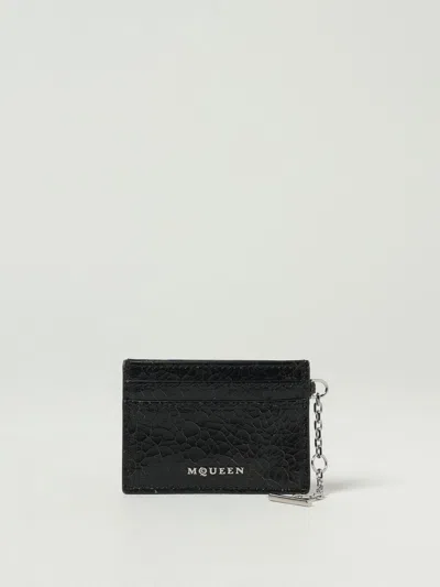 Alexander Mcqueen Wallet Mcqueen Men Color Black