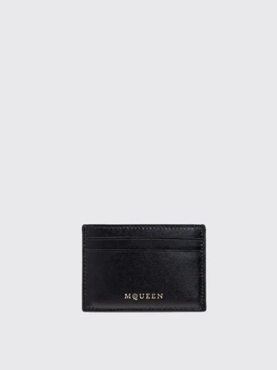 ALEXANDER MCQUEEN WALLET MCQUEEN WOMAN COLOR BLACK,H43129002