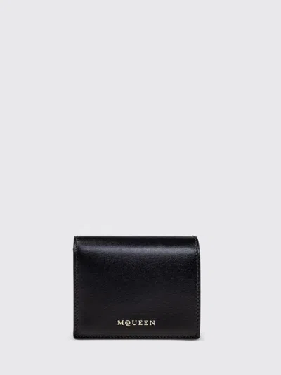ALEXANDER MCQUEEN WALLET MCQUEEN WOMAN COLOR BLACK,H46780002