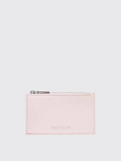 ALEXANDER MCQUEEN WALLET MCQUEEN WOMAN COLOR PINK,H43127010