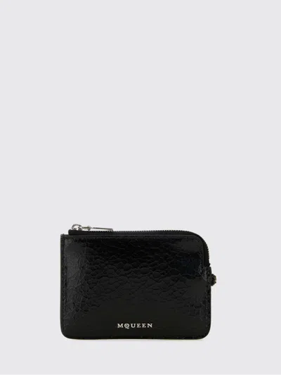 Alexander Mcqueen Wallet Mcqueen Men Color Black