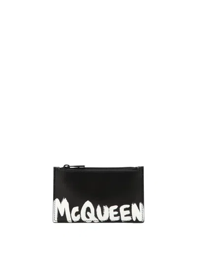 Alexander Mcqueen Wallets & Card Holders In Black