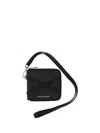Alexander Mcqueen Zip-up Bifold Leather Wallet In Black