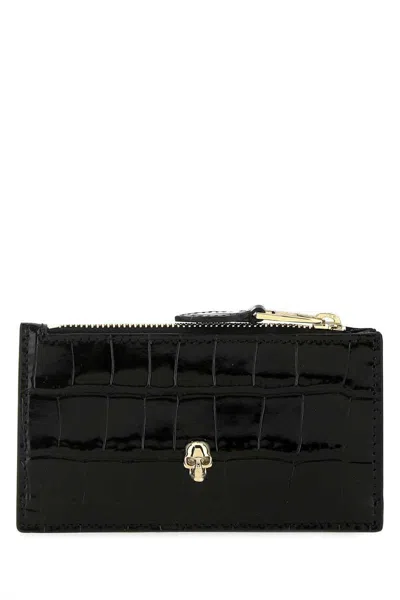 Alexander Mcqueen Wallets In Black