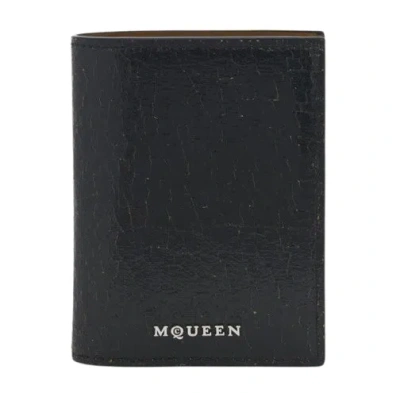 Alexander Mcqueen Wallets Black/caramel/silver