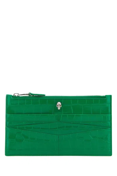 Alexander Mcqueen Wallet  Woman In Green