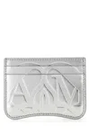 Alexander Mcqueen Seal Cardholder In Lightsilver