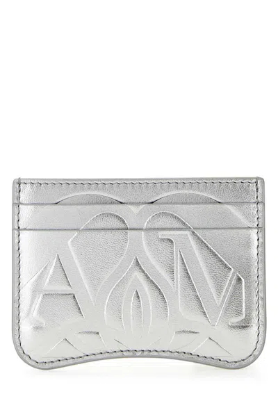 Alexander Mcqueen Wallets In Metallic