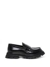 ALEXANDER MCQUEEN WANDER BLACK LEATHER LOAFERS