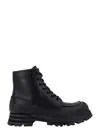 Alexander Mcqueen Alexander Mc Queen Wander Black Leather Boot In Black
