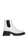 Alexander Mcqueen Leather Chelsea Boots