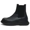 Alexander Mcqueen Treadslick Ankle Boots In Black