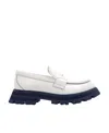 Alexander Mcqueen Wander Chunky Lug Loafers In White