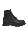 Alexander Mcqueen Alexander Mc Queen Wander Black Leather Boot In Black