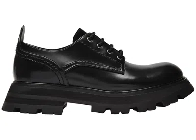 Pre-owned Alexander Mcqueen Wander Lace Up (women's) Sneakers In Black