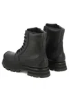 Alexander Mcqueen Wander Leather Lace-up Boots