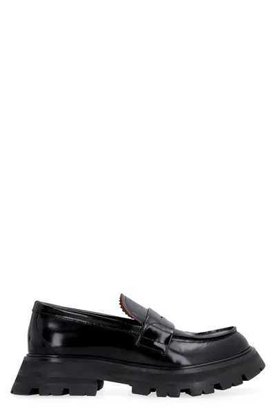 ALEXANDER MCQUEEN ALEXANDER MCQUEEN WANDER LEATHER LOAFERS