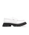 Alexander Mcqueen Wander Chunky Lug Loafers In White
