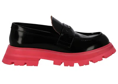 Pre-owned Alexander Mcqueen Wander Loafer (women's) Sneakers In Black/pink