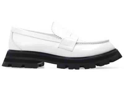 Pre-owned Alexander Mcqueen Wander Loafer (women's) Sneakers In White/black In Multi