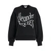 Alexander Mcqueen Warped Print Sweatshirt