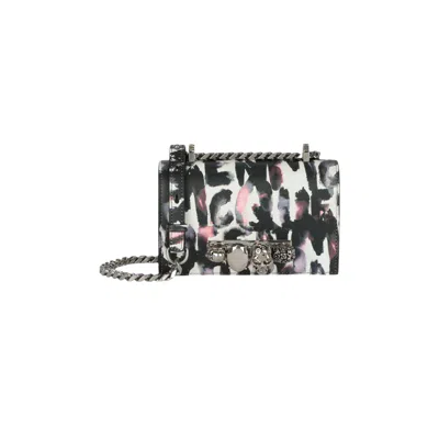 Pre-owned Alexander Mcqueen Watercolor Graffiti Shoulder Bag 'multicolor' | Multi-color | Women's Size Onesize