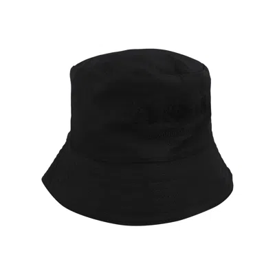 Pre-owned Alexander Mcqueen Watercolor Logo Bucket Hat 'black/multicolor' | Men's Size L