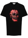 ALEXANDER MCQUEEN WAX FLOWER SKULL T-SHIRT