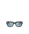 Alexander Mcqueen Wayfarer-frame Sunglasses In Blue