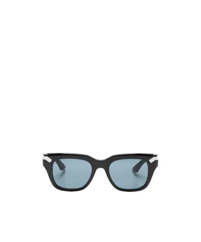 Alexander Mcqueen Wayfarer-frame Sunglasses In Blue