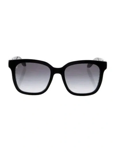 Pre-owned Alexander Mcqueen Wayfarer Gradient Sunglasses In Black