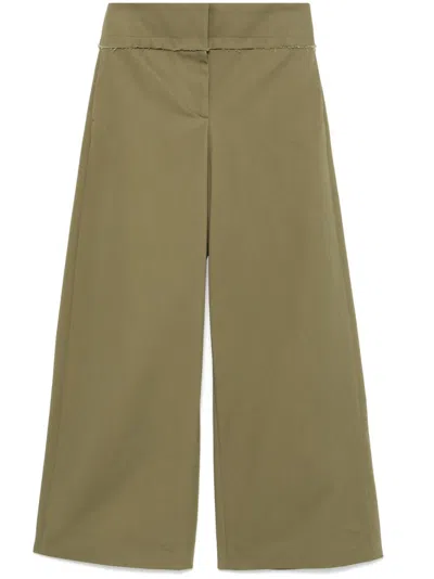 ALEXANDER MCQUEEN WIDE LEG TROUSERS