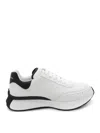 Alexander Mcqueen White Logo Sneakers In White