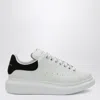 Alexander Mcqueen Black And White Low Top Sneakers With Logo Lettering On The Tongue And Contrasting Heel With Logo Le