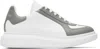 Alexander Mcqueen White & Gray Oversized Retro Sneakers