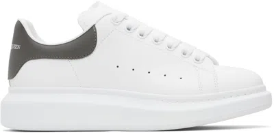 Alexander Mcqueen White & Gray Oversized Sneakers