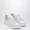 Alexander Mcqueen Oversized Leather Low-top Sneakers In White