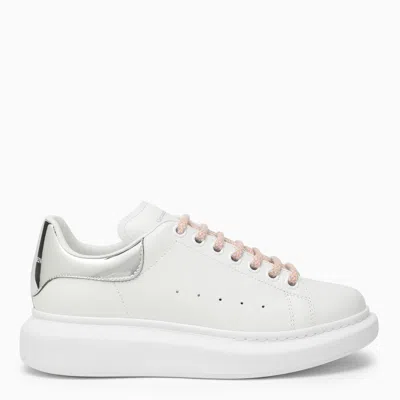 Alexander Mcqueen White And Silver Oversized Sneaker