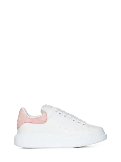 ALEXANDER MCQUEEN WHITE CALF LEATHER SNEAKERS