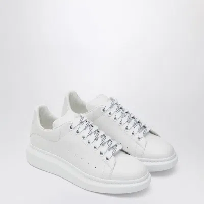 Alexander Mcqueen White Calf Skin Sneakers