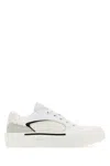 Alexander Mcqueen Skate Deck Plimsoll Low-top Sneakers In White