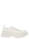Alexander Mcqueen Tread Slick Lace Up In White
