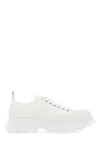 Alexander Mcqueen Sneakers Tread Slick Uomo Tessuto Bianco In White