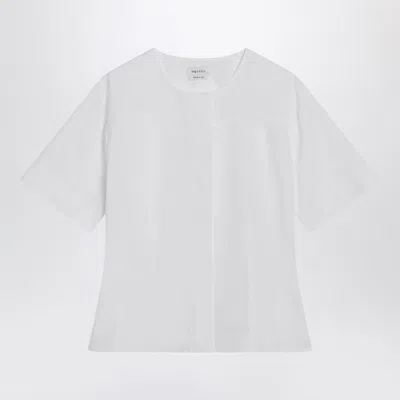 Alexander Mcqueen White Corset Shirt In Poplin Women