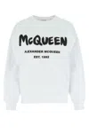 Alexander Mcqueen Printed Cotton-jersey Sweatshirt