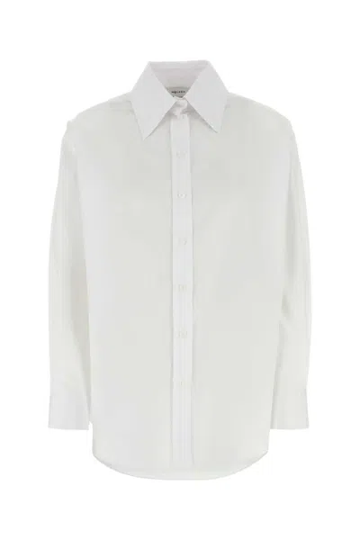 ALEXANDER MCQUEEN WHITE COTTON SHIRT