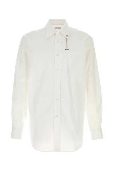ALEXANDER MCQUEEN WHITE COTTON SHIRT