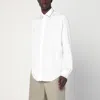 Alexander Mcqueen White Cotton Shirt With Studs In White