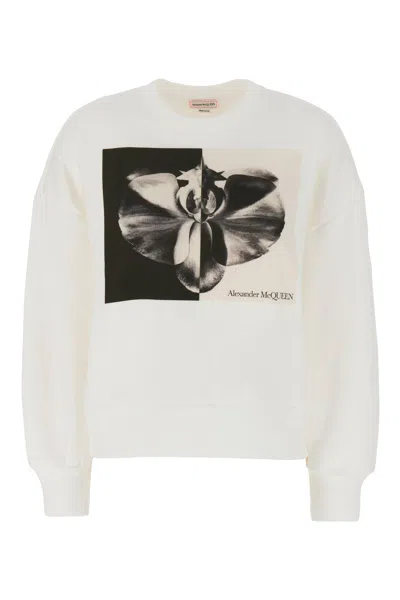 Alexander Mcqueen White Cotton Sweatshirt